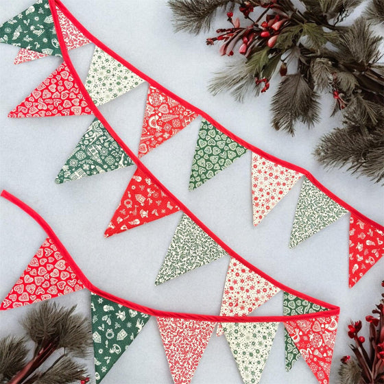 Christmas Bunting! With Tobie..🎄🎄(All material included)