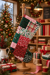 Quilted stocking with Tobie